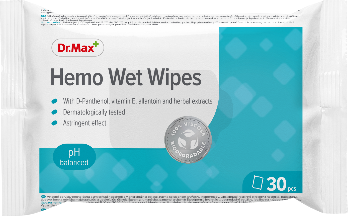 Dr.Max Hemo Wet Wipes 30Pz