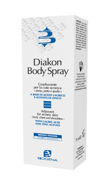 Biogena Diakon Body Spray Trattamento Pelle Acneica 75 ml