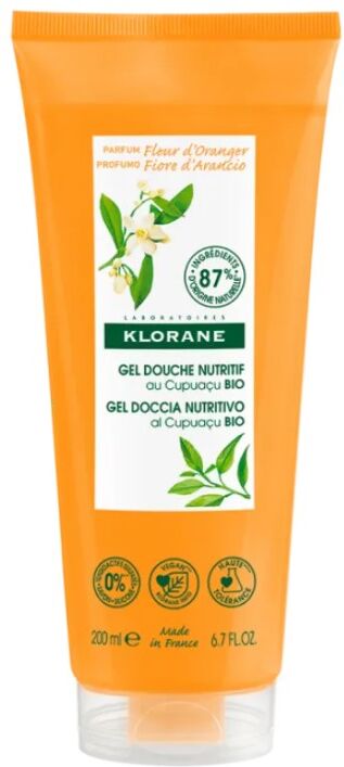 Klorane Gel Doccia Al Burro Di Cupuacu BIO Profumazione Miele D'Arancio 200 ml