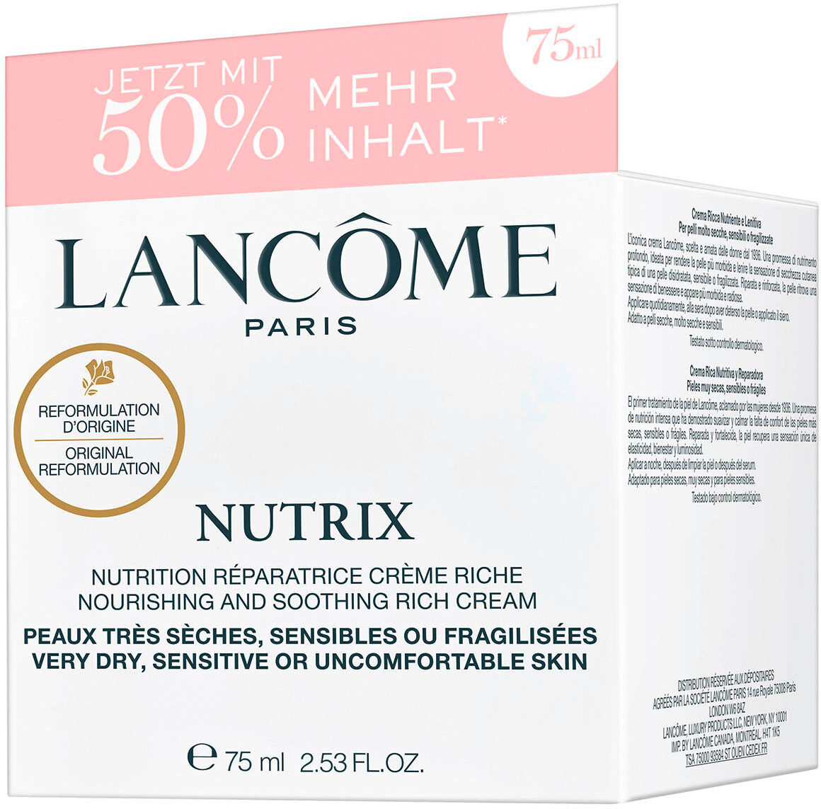 Lancome Nutrix Crema per il viso 75 ml