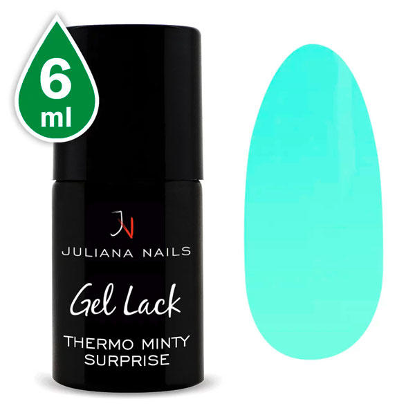Juliana Nails Gel Lack Thermo Effekt Minty Surprise, bottiglia 6 ml Sorpresa alla menta