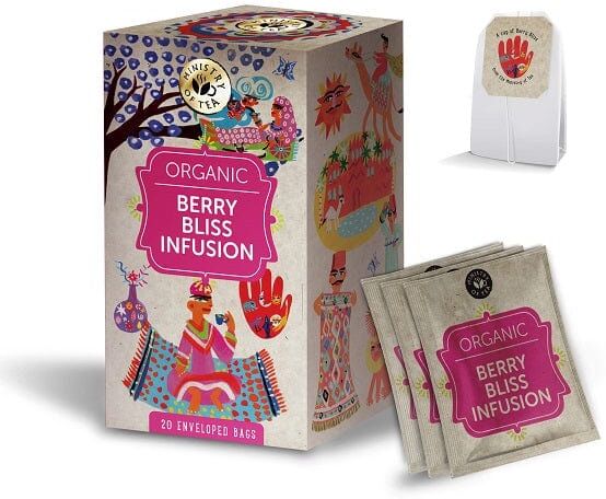 MINISTRY OF TEA Organic Berry Bliss Infusion Infuso Di Bacche 20 Filtri