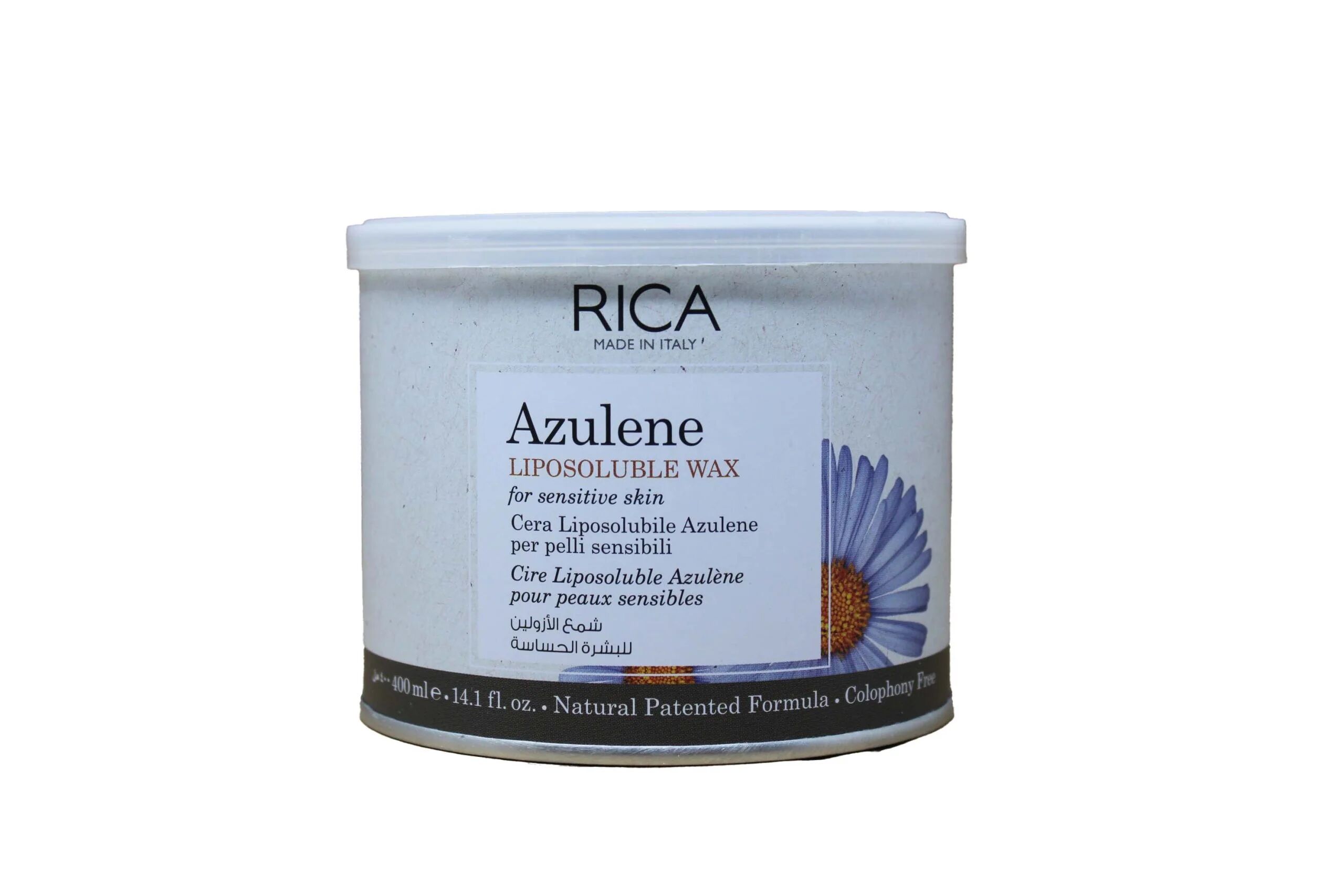 Rica Cera Depilatoria Liposolubile Azulene Per Pelli Sensibili 400 ml