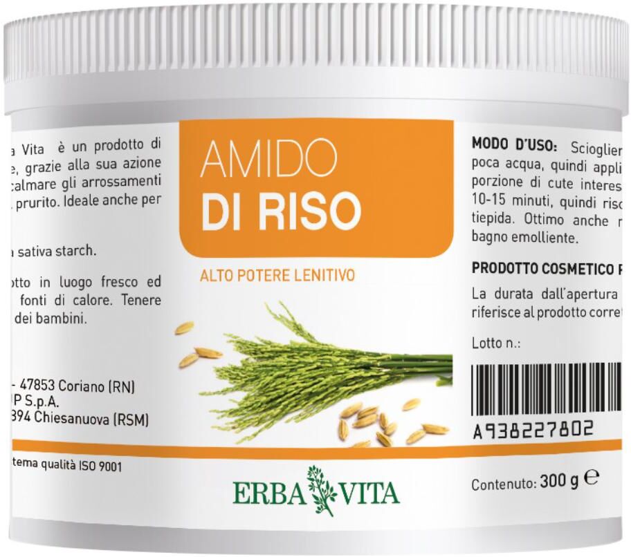 Erba Vita Amido Di Riso Barat 300g Ebv