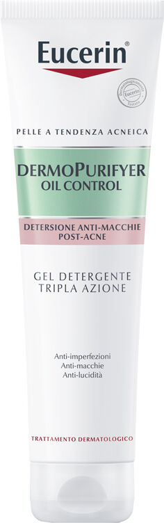 Eucerin Dermopurifyer Oil Control Gel Detergente Tripla Azione 150ml