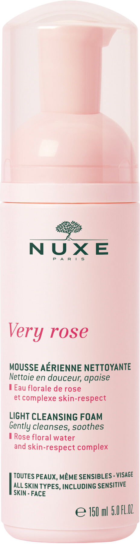 Nuxe Very Rose Mousse Leggera Detergente 150ml