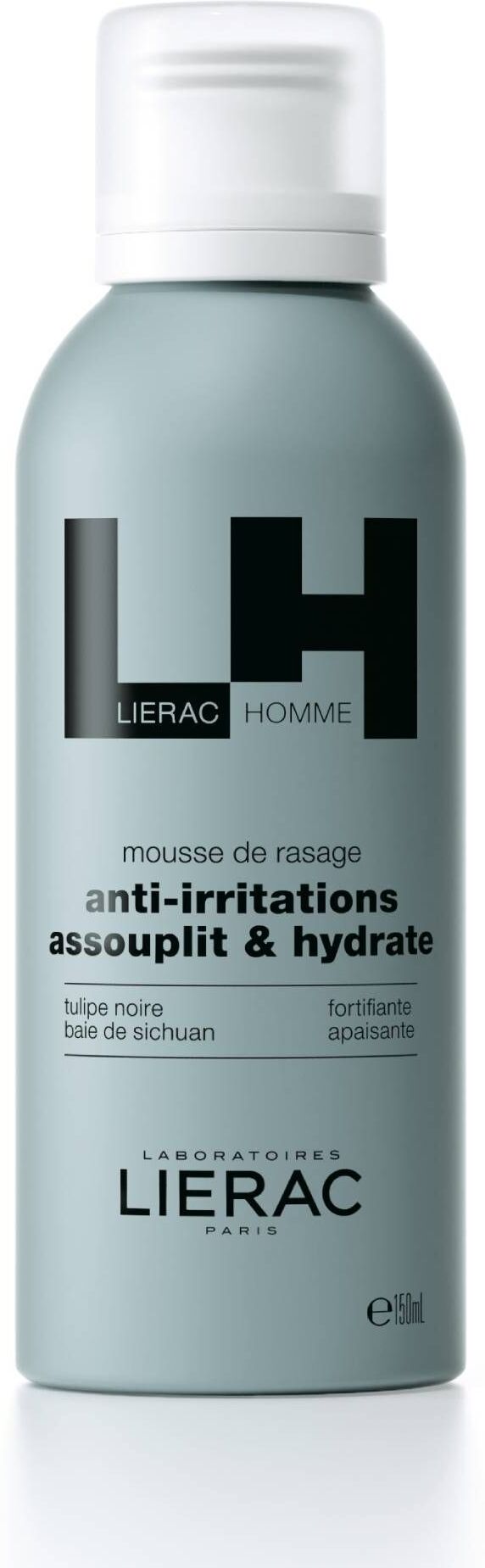 Lierac Homme Mousse Rasatura Anti-irritazione Idratante Lenitiva 150ml