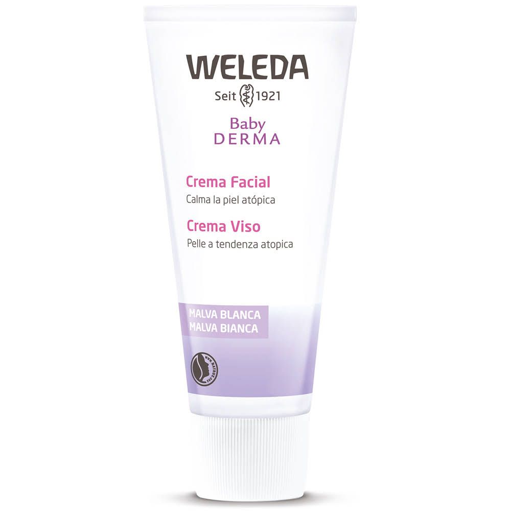 Weleda Baby Derma Crema Viso Malva Bianca 50ml