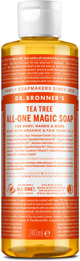 Dr. Bronner's 18 In 1 Liquid Soap Tea Tree 240ml