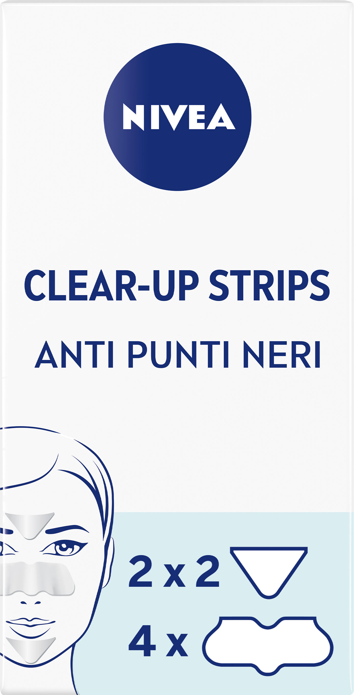 Nivea Clear-up Strip Zona T Anti Punti Neri 6 Cerotti