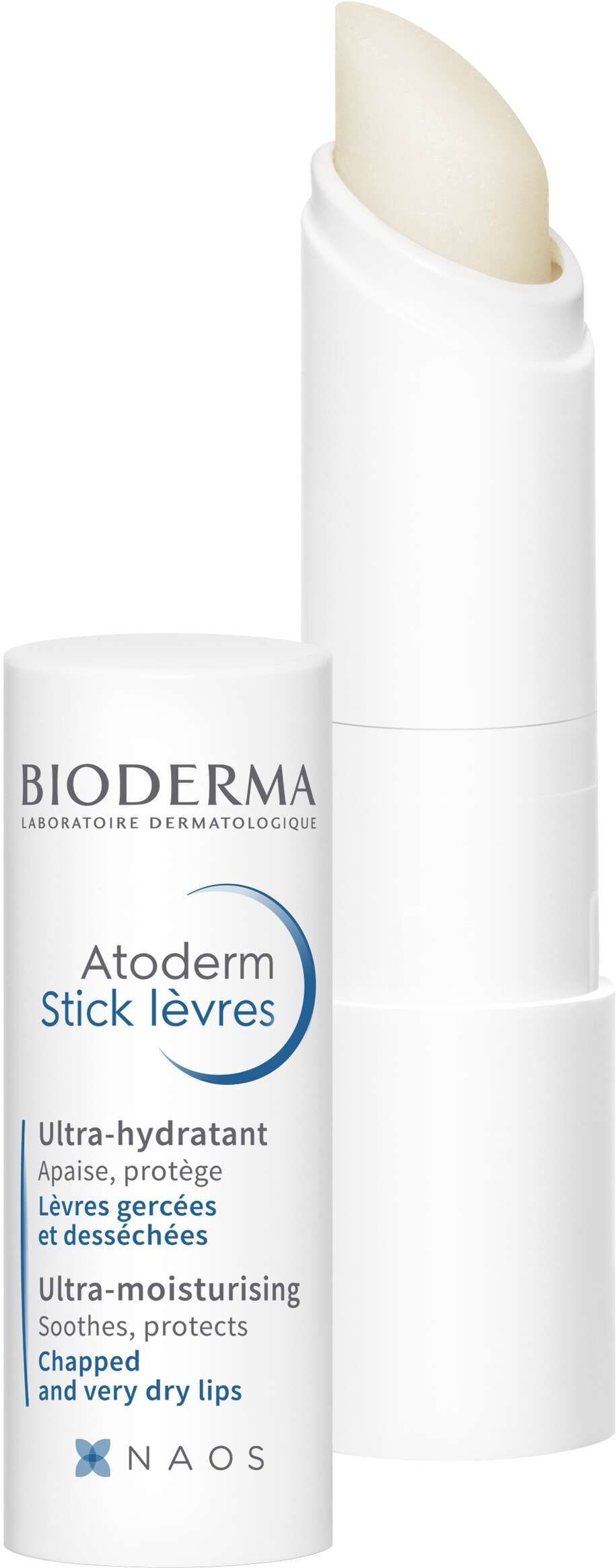 Bioderma Atoderm Lèvres Stick Idratante Riparatore Labbra Secche 4g