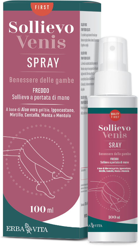 Erba Vita Sollievo Venis Spray Gambe 100ml