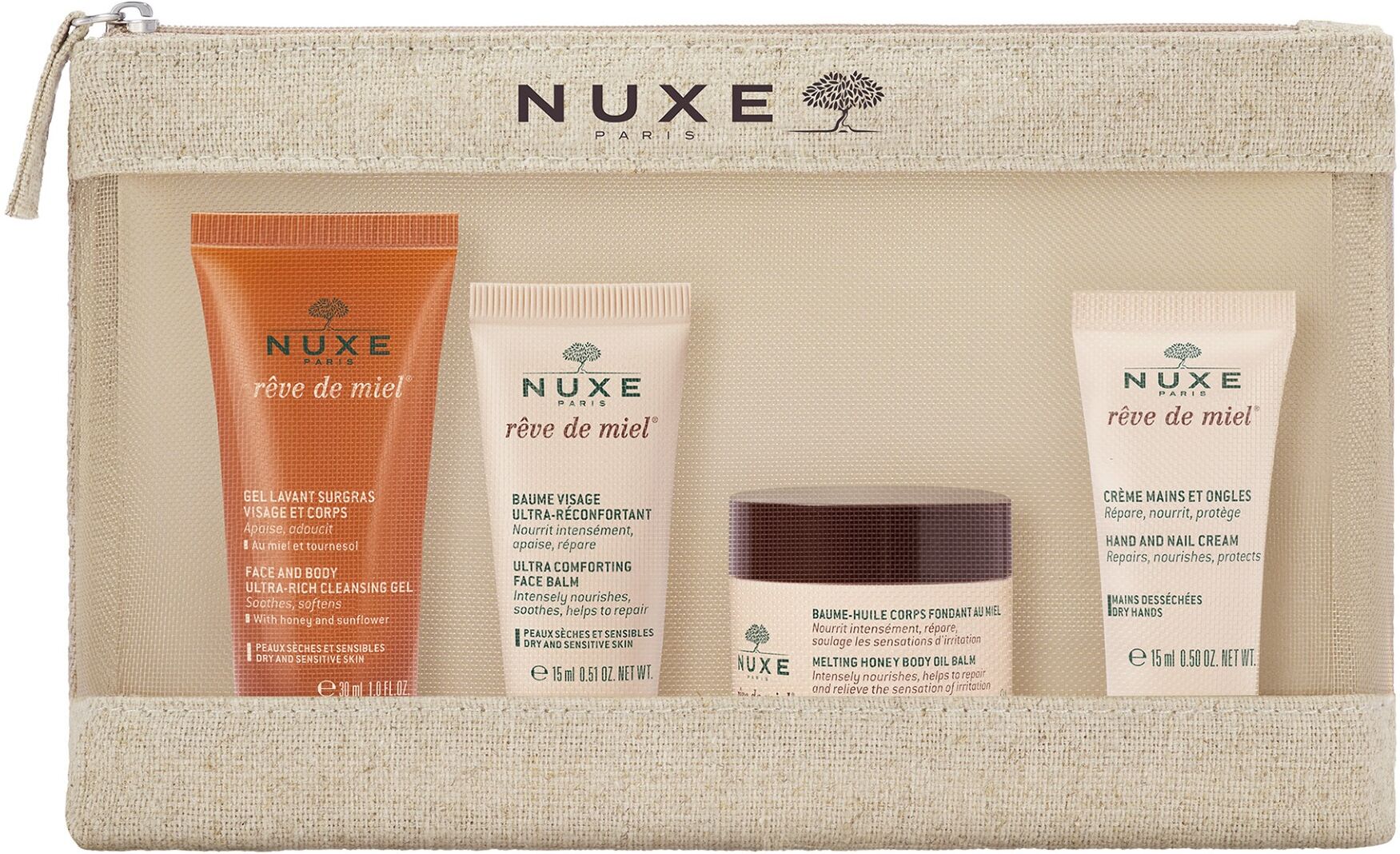 Nuxe Reve De Miel Travel Kit 2023