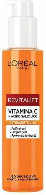 L'Oreal Detergente Viso Vitamina C + Acido Salicilico 150ml