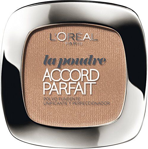 L'Oreal LOréal París Accord Parfait D7 Canelle Polvos Compactos Matificantes Y Unificantes Piel Media-Oscura 9 Gms