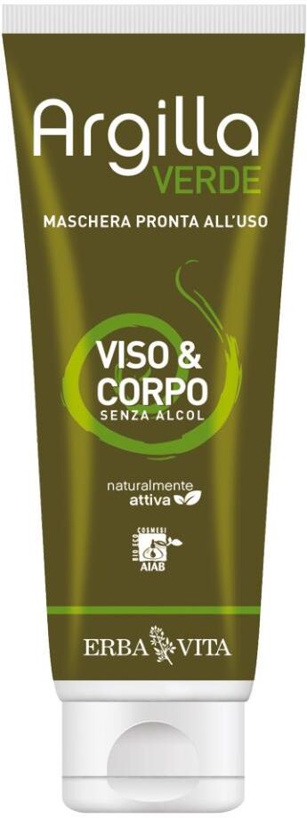 Erba Vita Argilla Verde Maschera Pronta