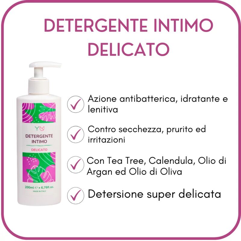yuniwa cosmetics Detergente intimo Detergente Intimo Delicato con Calendula e Tea Tree