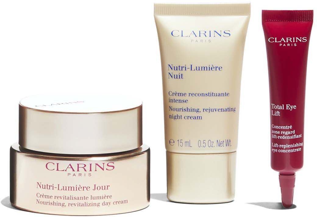 Clarins Gli indispensabili nutrimento e vitalità.