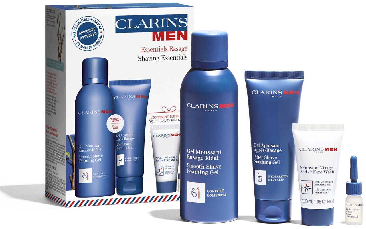 Clarins Indispensabili per la rasatura.