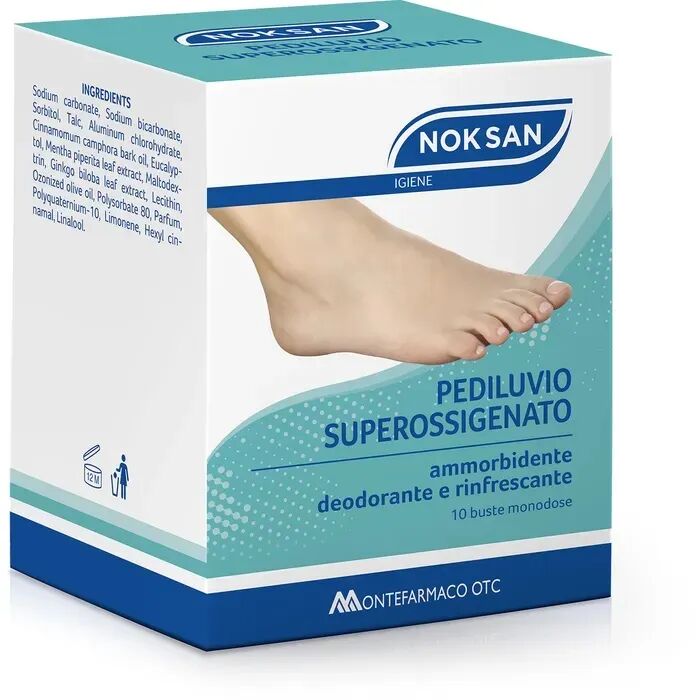 Nok San Pediluvio Superossigenato Ammorbidente e Deodorante 250 g - 10 bustine