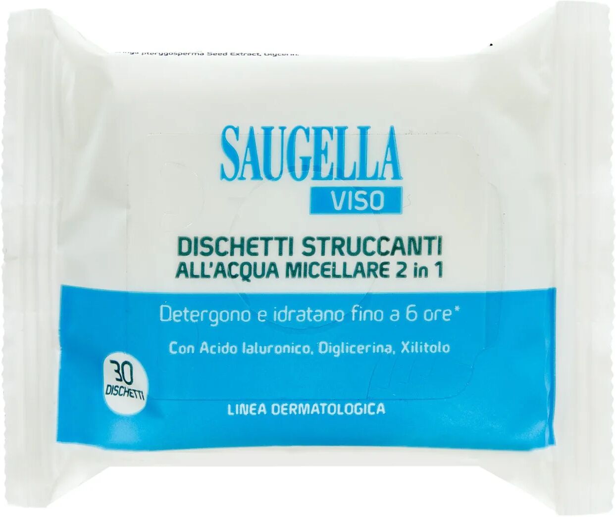 Saugella Viso Dischetti Struccanti all'Acqua Micellare 30 Pezzi