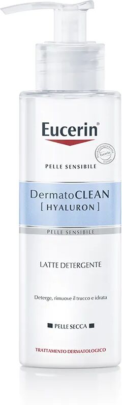 Eucerin DermatoClean Hyaluron Latte Detergente Pelle Secca 200 ml