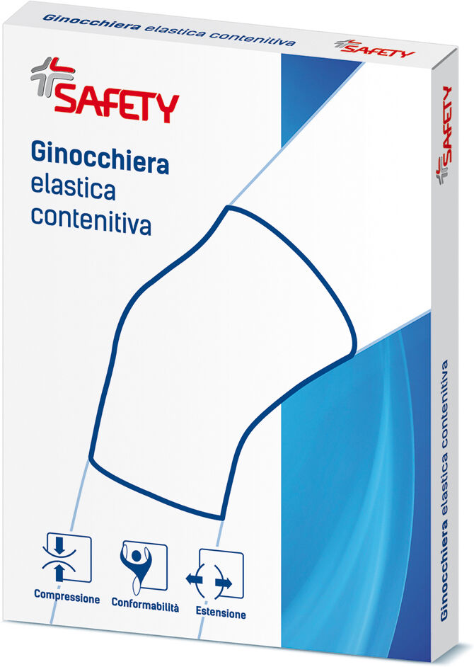 SAFETY Ginocchiera ortopedica flexa colore ocra misura grande 1 pezzo