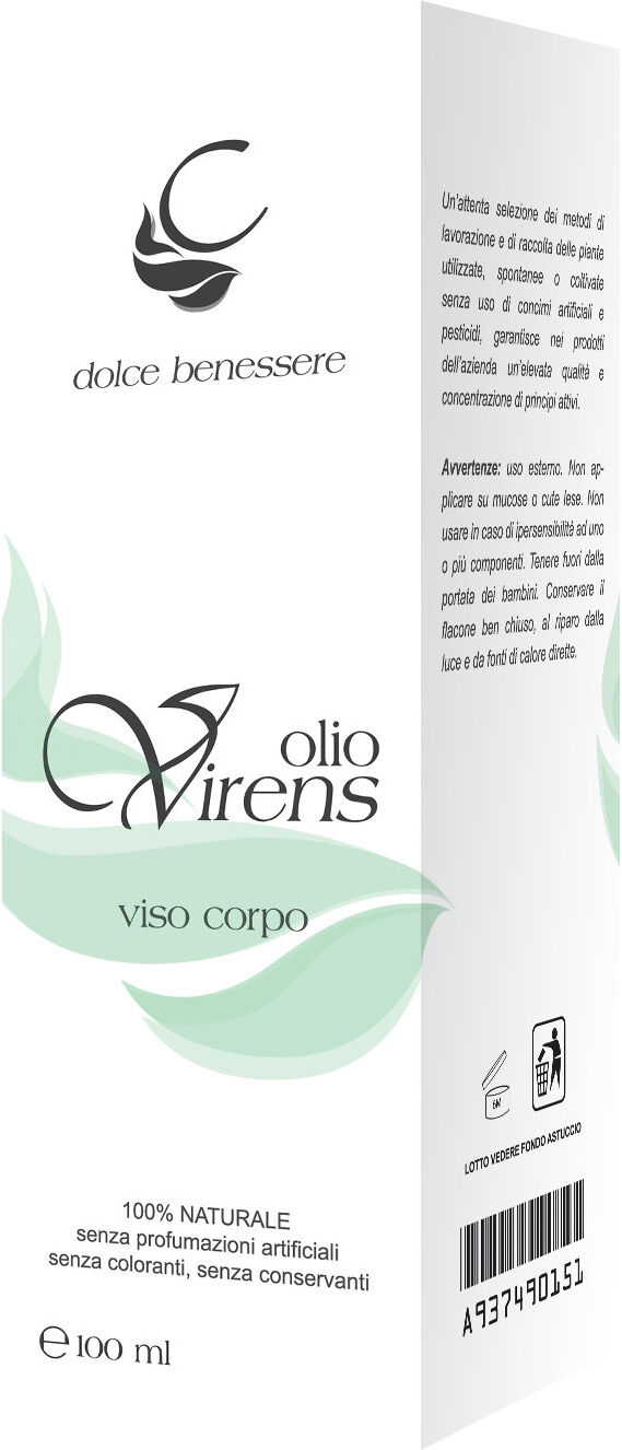 CAIRA LABORATORIO ERBORISTICO Olio virens caira 100 ml