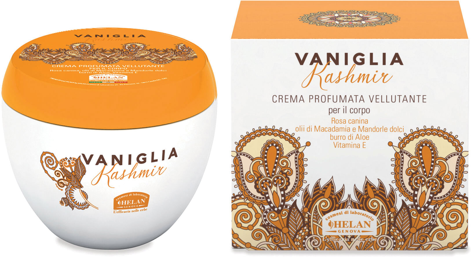 HELAN COSMESI Srl Vaniglia kashmir crema profumata vellutante per il corpo 200 ml