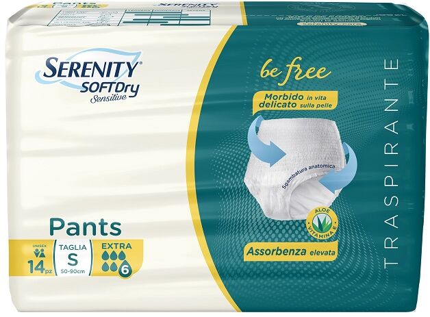 SERENITY pants sd sensitive be free extra taglia s 14 pezzi