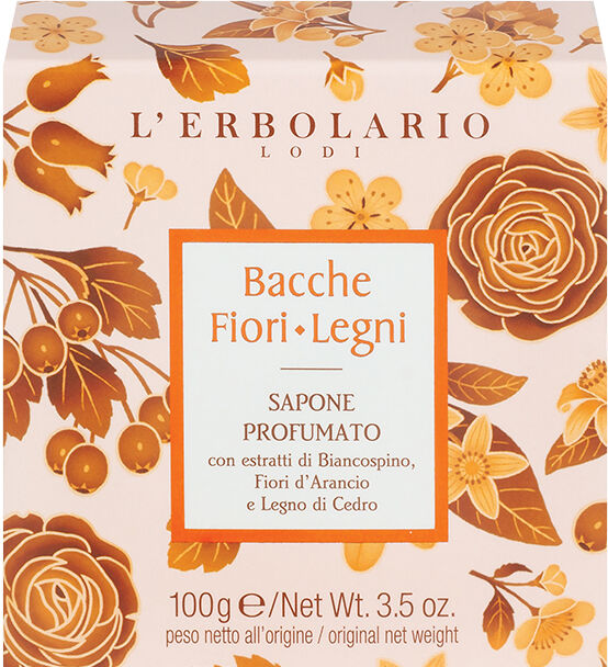 l'erbolario Bacche fiori legni sapone profumato 100 g