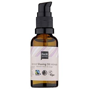 Fair Squared Shaving Oil Intimate Abrikoos 30 ml veganistische natuurlijke cosmetica in de Zero Waste herbruikbare glazen fles
