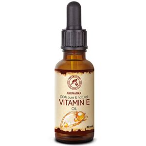 Trust Vitamine E Olie 30ml 100% Puur Natuurlijke Olie Rijk aan Vitamine E Tocoferol Anti-Aging Olie Tegen Rimpels voor Intensieve Huidverzorging Massage Wellness Cosmetica Ontspanning Anti-Rimpels Anti-Aging