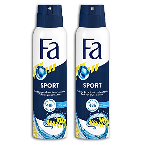 TopDeal Fa Sport Deodorant Deodorant Deodorant Deospray 2 x 150 ml