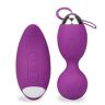 LOVE AND VIBES Vibrating love egg with a vibrating clitoris-stimulating remote control