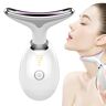 JIEXUHDE Neck Face Firming Wrinkle Removal Tool, Firming Wrinkle Beauty Device For Facial And Neck, Neck Face Wrinkle Removal Machine, Double Chin Reducer Massager For Wrinkles Appearance Removal(Color:white)