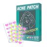 Visiblurry Hartvormige puistje patch,Puistjes voor gezicht   Leuke Hart- en Maanvorm Puistje Stickers voor Gezichtsverzorging Vrouwen, Fluorescerende Spot Patches voor Puistjes, Whiteheads, Zits