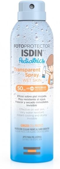 ISDIN Fotoprotector Pediatrics Transparent Spray Wet Skin SPF50