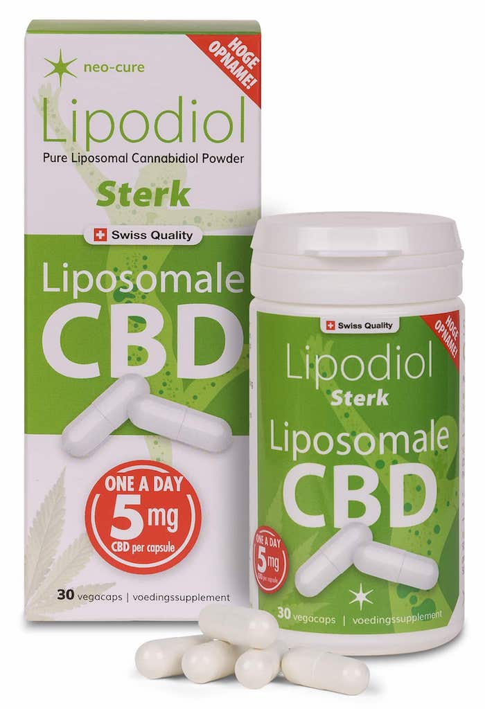Neo Cure Lipodiol Sterk Liposomale CBD 5mg Vegacaps