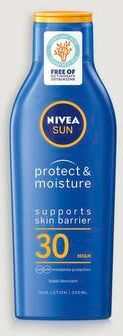 Nivea Moisturising Sun Lotion Spf 30 Grå  Male Grå