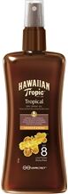 Hawaiian Tropic Protective Dry Spray Oil Spf 8 200 ml