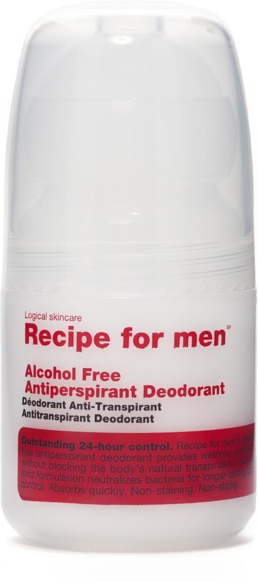 Recipe For Men Alcohol Free Antiperspirant Deodorant 60ml