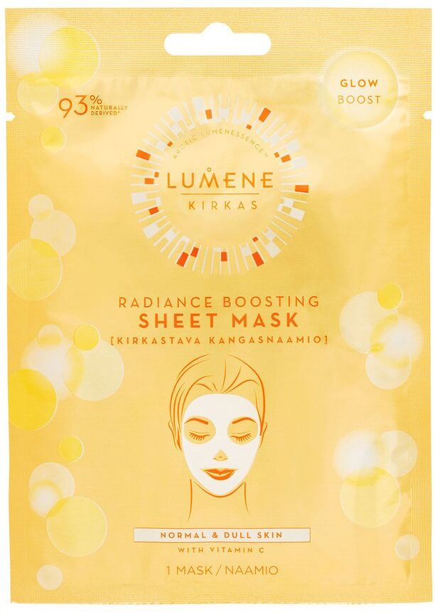 Lumene Kirkas Radiance Boosting Sheet Mask 1pcs