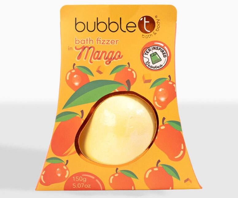 BubbleT Fruitea Bath Fizzer Mango 150g