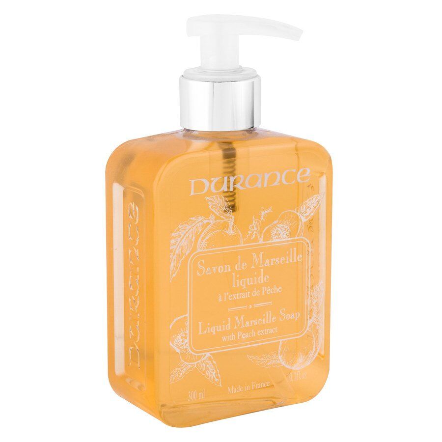 Durance Liquid Marseille Soap With Peach And Basil 300ml