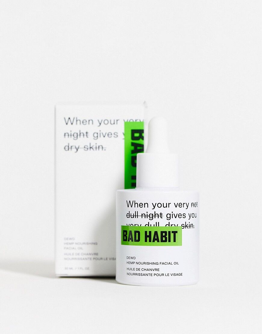 Bad Habit Dewd Hemp Nourishing Facial Oil 30ml-No colour  No colour
