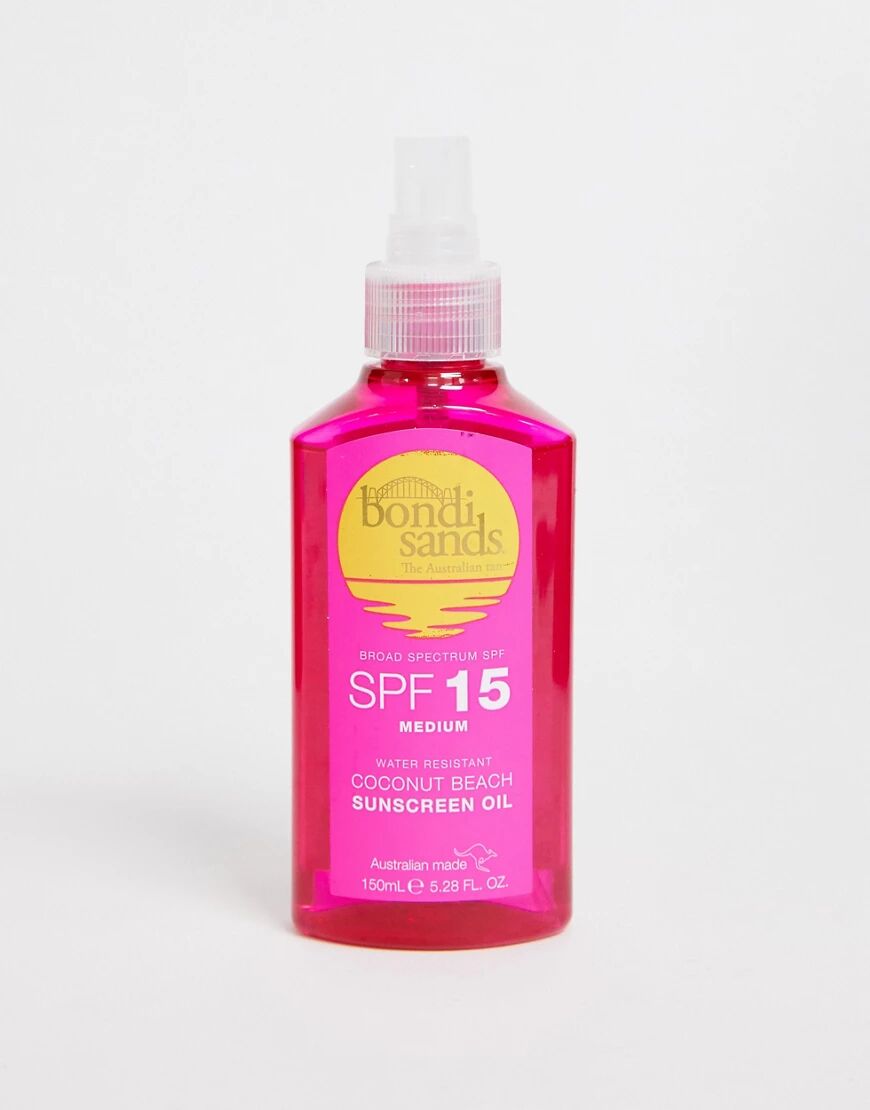 Bondi Sands Coconut Beach Sunscreen Oil SPF15 150ml-Clear  Clear