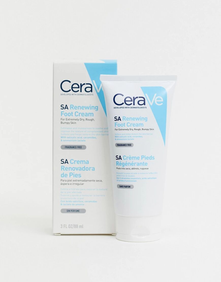 CeraVe SA Renewing Foot Cream 88ml-No colour  No colour