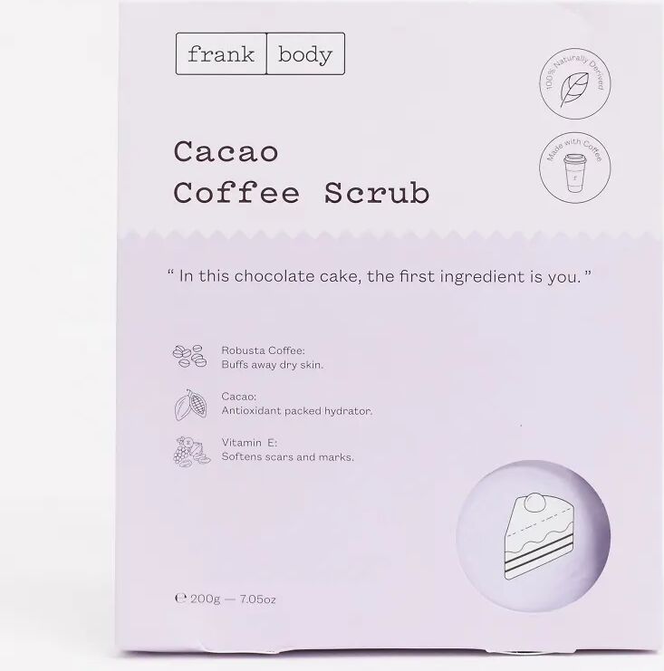 Frank Body Cacao Coffee Scrub 200g-Clear  Clear