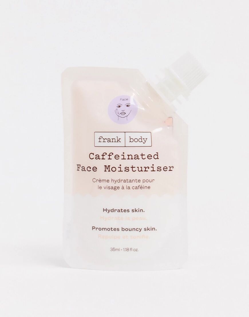 Frank Body Caffeinated Face Moisturiser Pouch 35ml-No colour  No colour